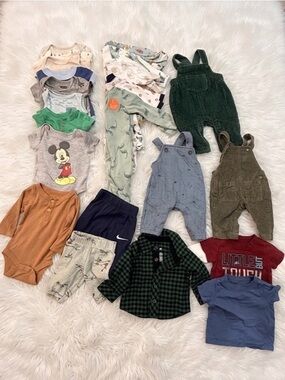 🩵 Newborn Baby Boy Bundle - 22 Pieces NB